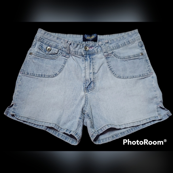 Vintage Y2K Angels Jean shorts, sz 10 - Picture 1 of 5